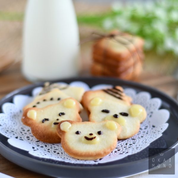 Langue de Chat Cookie Template Mat - Bear 1
