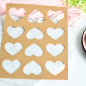 Langue de Chat Mat - Heart _ okaimono