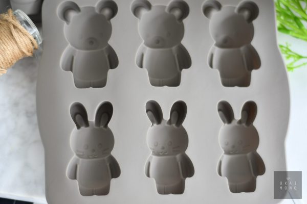 Delightful Rabbit and Bear Silicone Mould 3
