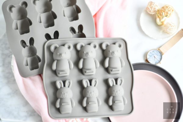 Delightful Rabbit and Bear Silicone Mould 4